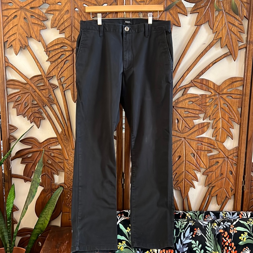 RVCA Week-End Stretch Chino Black